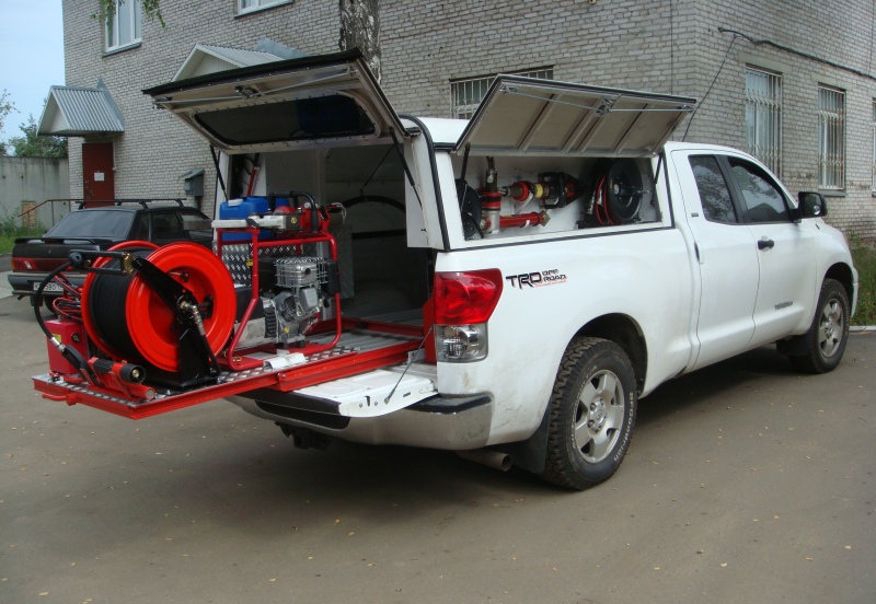 АСМ на базе Toyota TUNDRA с автономной высоконапорной системой пожаротушения